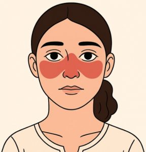 Toczeń rumieniowaty układowy objawy